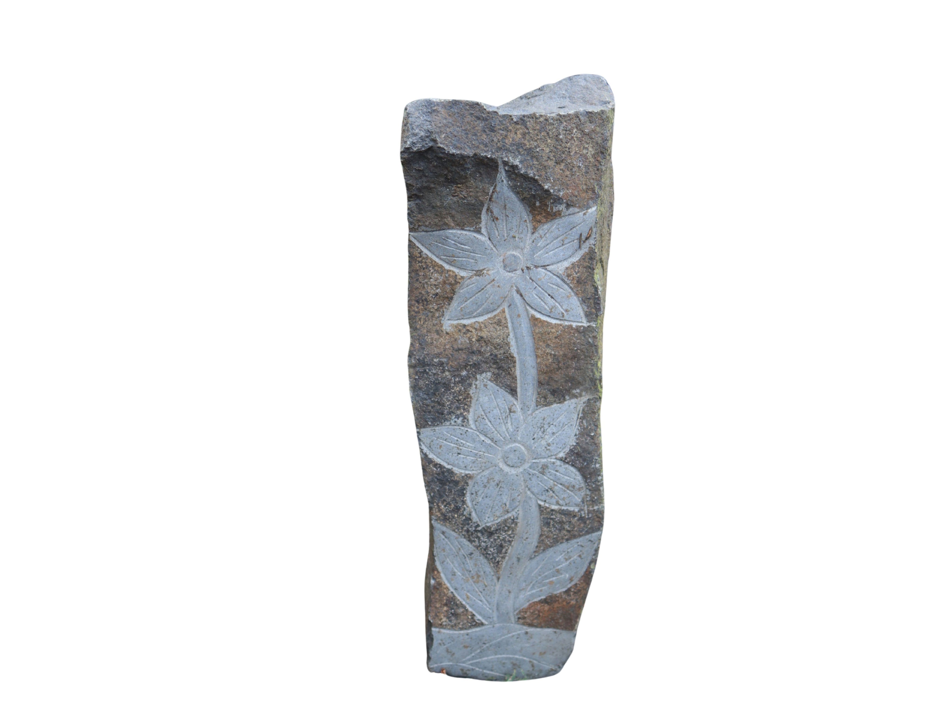 Basaltstele floral